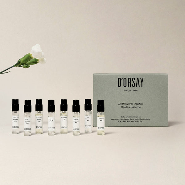 D'ORSAY Les Découvertes Olfactives セット Les Découvertes Olfactives Gift Set - 8 D'ORSAY mixed fragrances
