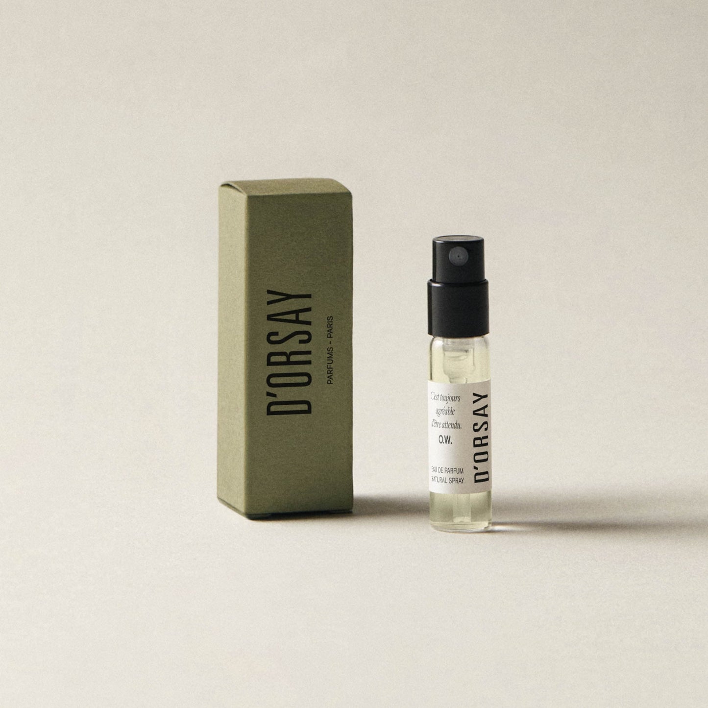 C'EST TOUJOURS AGRÉABLE D'ÊTRE ATTENDU. O.W. 1,5ML